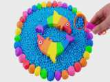 ساخت دلفین با ماسه های متحرک | بازی کودکانه