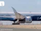 نمایش دیدنی بوئینگ 777 و مهارت خلبان