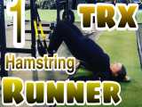 TRX hamstring runner level 1_پشت پا دونده ای سطح ۱
