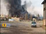 آتش سوزی یک واحد تولیدی در شهرک صنعتی خرمدشت