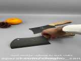 چاقو ساتور مخصوص آشپزی مدل صربستانی اثر استاد مصطفی کد 550