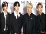 ورود گروه استری کیدز STRAY KIDS به فرش قرمز مراسم AAA2022 - کامل