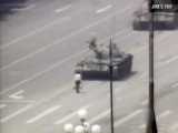 Man vs. Chinese tank Tiananmen square - June 5  1989