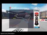 یه دوئل از بازی F1 mobile racing