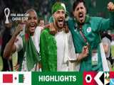 خلاصه بازی مراکش - الجزایر