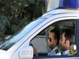 محمدرضا هدایتی در نقش پلیس راهنمایی و رانندگی