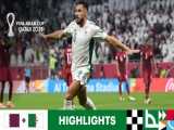 خلاصه بازی قطر - الجزایر