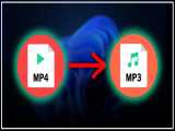 آموزش تبدیل فایل های MP4 به MP3