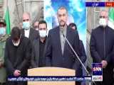 بغض وزیر خارجه در تشییع جنازه شهید ایرلو سفیر ایران در یمن