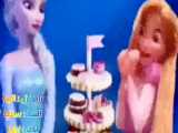 راپونزل و السا با بچه