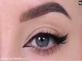 7-آموزش خط چشم زیبا- آموزش آرایش چشم- خط چشم دخترونه