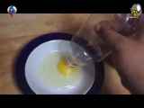 جدا کردن زرده تخم مرغ از سفیده ✅ ترفند