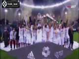 جشن قهرمانی سوپرجام و مراسم اهدای جام و مدال به رئال مادرید