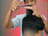 اصلاح موی کودک در حین خواب توسط آرایشگران حرفه‌ای  پازل