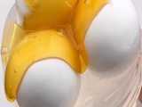 اسلایم شفاف زرد جلی کیوبی | اسلایم شفاف آناناسی | خمیرکلی | فوق کیوت