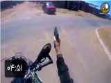 تیراندازی موتورسـوار پلـیس به BMW مجرم فراری هنگام تعقیب‌وگریز