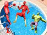 افتادن هالک در آب توسط مرد عنکبوتی ، بازی GTA 5 مود شده