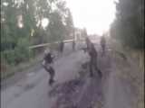 انهدام کامیون ارتش اوکراین توسط موشک ضدتانک جدایی طلبان