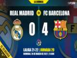 خلاصه بازی بارسلونا و رئال مادرید ۴-۰