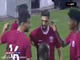 فوتبال قطر افغانستان با گزارش عربی
