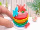 ایده های تزئین کیک قلب | آموزش تزئین کیک های رنگارنگ