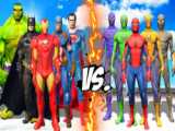 نبرد ابرقهرمانان :: تیم مرد عنکبوتی و مرد آهنی