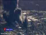 انفجار در پالایشگاه نفت