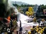 آتش سوزی گسترده در یک بارانداز در مشیریه