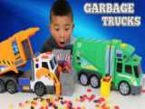 ویدئو جعبه گشایی اسباب بازی کامیون حمل زباله