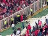 حوادث بازی پرسپولیس و تراکتور / پرتاب سنگ و درگیری ها