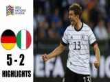 خلاصه بازی آلمان 5 - ایتالیا 2 | جام قهرمانی لیگ ملتهای اروپا