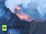 فیلم دیدنی از فوران آتشفشان در نزدیکی پایتخت ایسلند