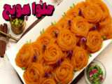 حلوا سه رنگ مجلسی | طرز تهیه حلوا مناسب مراسم | آموزش آشپزی ایرانی