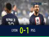 خلاصه بازی لیون ۰-۱ پاری سن ژرمن | لیگ ۱ فرانسه ۲۰۲۳-۲۰۲۲