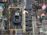 ویدئو انهدام یک ستون زرهی کامل ارتش اوکراین توسط پهبادهای ایرانی روسیه