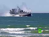 نیروی دریایی روسیه در اقدامی عظیم  شلیک گسترده موشک به سمت هدف