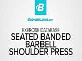 پرس سینه هالتر همراه با کتل بل Band-Suspended Kettlebell Bench Press