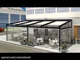 فروش زیباترین سقف بازشو تراس ویلا