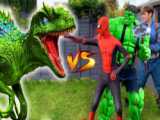 نبرد سونیک در مقابل گروه انتقام جو - ابرقهرمانان در دنیای واقعی-هالک-مرد عنکبوتی