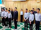 اجرای سرود دانش آموزان دبیرستان فرهنگ