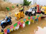 اسباب بازی های کودکانه - ماشین بازی کودکانه -ساخت پل های بلوکه ای- بازی کودکانه