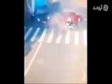 تصادف خر با انسان