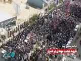 خروش جمعیت در مراسم تشییع شهدای مدافع حرم و امنیت