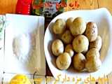 سالاد خوشمزه سیب زمینی tandisfood.ir