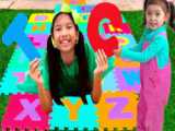 برنامه کودک ایوا - اوا الفبای خنده دار انگلیسی را یاد می گیرد- بانوان سرگمی کودک