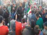 رقص نور پلیس یگان ویژه برای مردم ، ارومیه بعد از برد ایران مقابل ولز جام جهانی