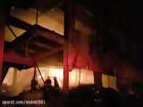 لحظه مهیب آتش‌ سوزی کارخانه‌ای عظیم  ۳۶ چینی کشته شدند