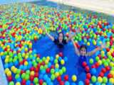 برنامه کودک-اسماء- بازی با توپ های رنگی -بانوان سرگرمی کودک