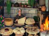 زندگی روستایی | آشپزی در طبیعت | جزئیات پخت نان محلی و سنتی در روستا