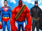 سوپرمن علیه هالک - مبارزه - نبرد سوپرمن با هالک